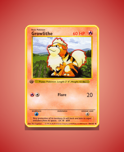 Collector’s Guide: Growlithe (Base Set #28)