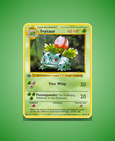 Collector’s Guide: Ivysaur (Base Set #30)