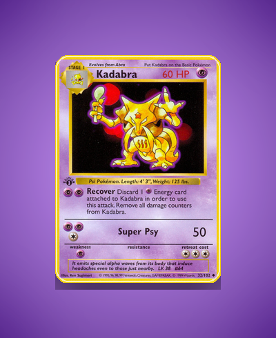 Collector’s Guide: Kadabra (Base Set #32)
