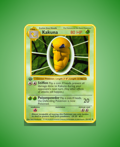 Collector’s Guide: Kakuna (Base Set #33)