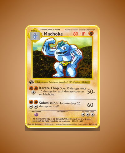 Collector’s Guide: Machoke (Base Set #34)