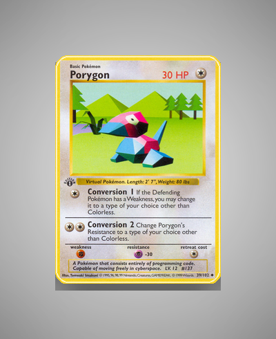 Collector’s Guide: Porygon (Base Set #39)