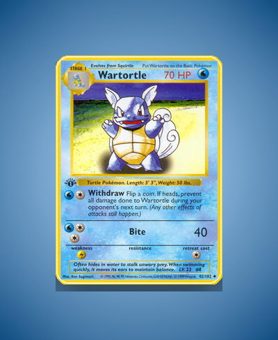 Collector’s Guide: Wartortle (Base Set #42)
