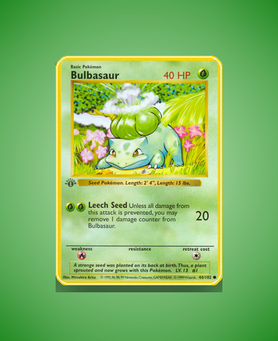 Collector’s Guide: Bulbasaur (Base Set #44)
