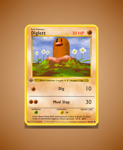 Collector’s Guide: Diglett (Base Set #47)
