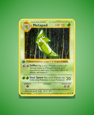 Collector’s Guide: Metapod (Base Set #54)