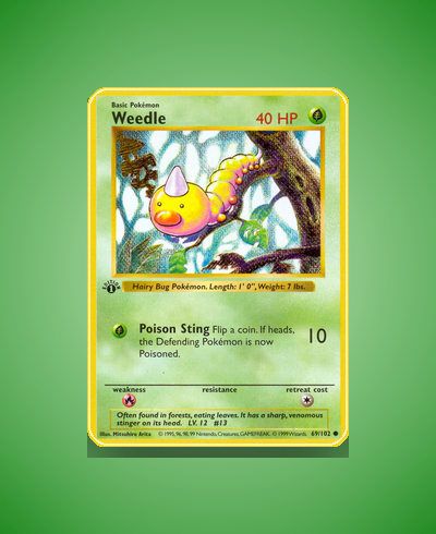 Collector’s Guide: Weedle (Base Set #69)