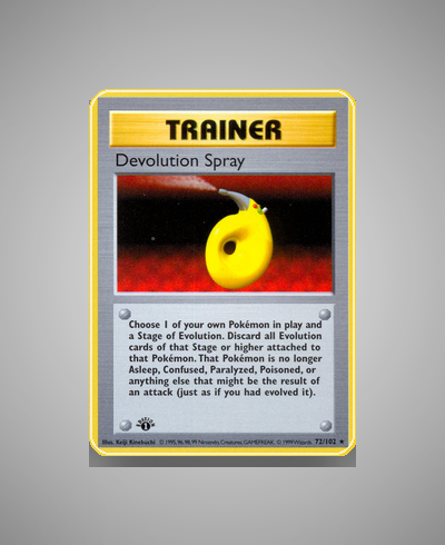 Collector’s Guide: Devolution Spray (Base Set #72)