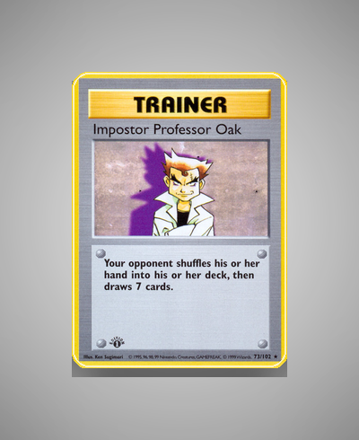Collector’s Guide: Impostor Professor Oak (Base Set #73)