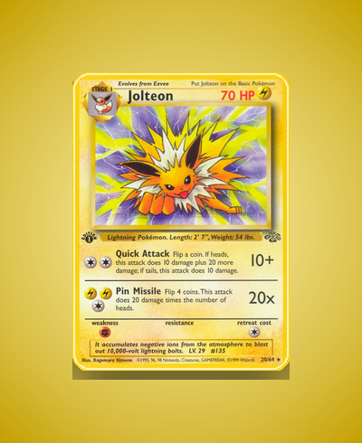 Collector’s Guide: Jolteon (Jungle #20)