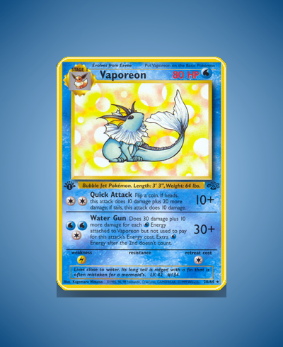 Collector’s Guide: Vaporeon (Jungle #28)