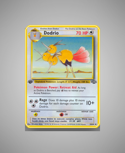 Collector’s Guide: Dodrio (Jungle #34)