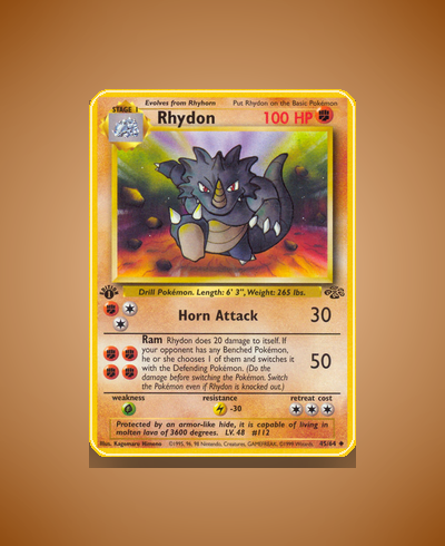 Collector’s Guide: Rhydon (Jungle #45)
