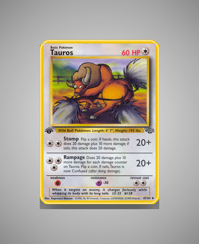 Collector’s Guide: Tauros (Jungle #47)