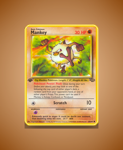 Collector’s Guide: Mankey (Jungle #55)