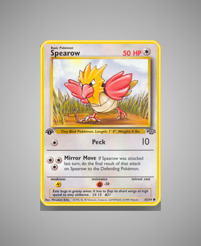 Collector’s Guide: Spearow (Jungle #62)