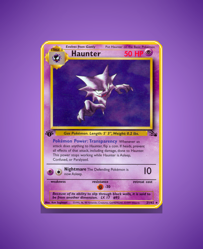 Collector’s Guide: Haunter (Fossil #21)