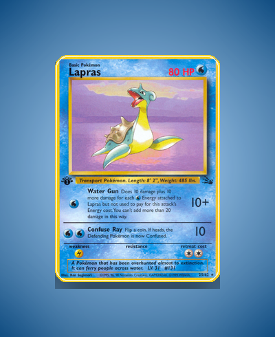 Collector’s Guide: Lapras (Fossil #25)