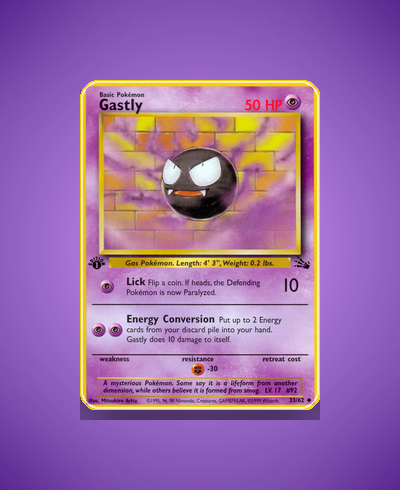 Collector’s Guide: Gastly (Fossil #33)