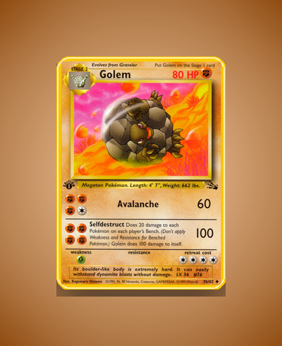 Collector’s Guide: Golem (Fossil #36)