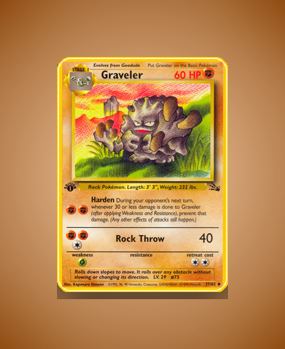 Collector’s Guide: Graveler (Fossil #37)