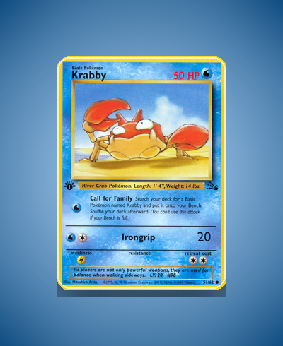 Collector’s Guide: Krabby (Fossil #51)