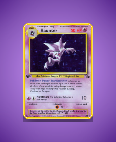 Collector’s Guide: Haunter (Fossil #6)