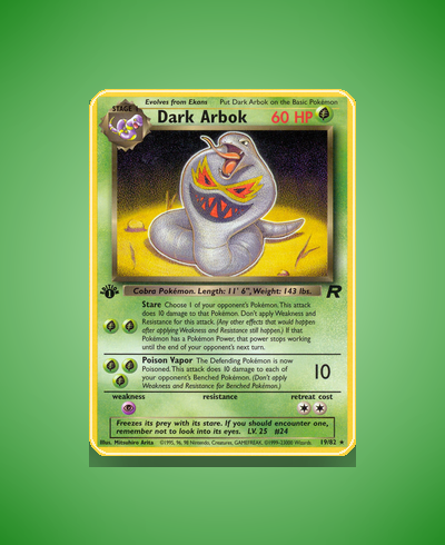 Collector’s Guide: Dark Arbok (Team Rocket #19)