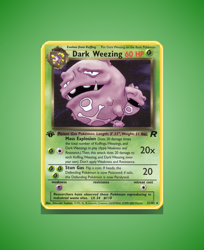 Collector’s Guide: Dark Weezing (Team Rocket #31)