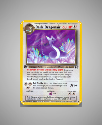 Collector’s Guide: Dark Dragonair (Team Rocket #33)