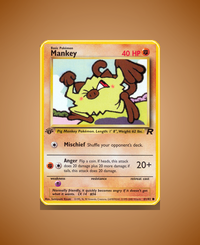 Collector’s Guide: Mankey (Team Rocket #61)