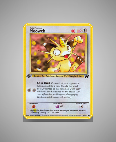 Collector’s Guide: Meowth (Team Rocket #62)
