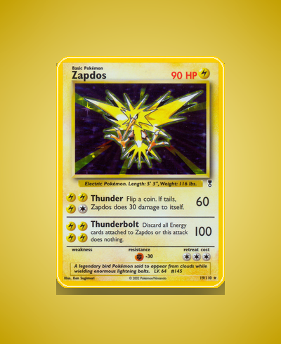 Collector’s Guide: Zapdos (Legendary Collection #19)