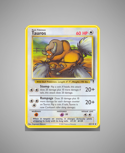 Collector’s Guide: Tauros (Legendary Collection #65)
