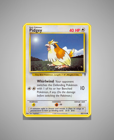 Collector’s Guide: Pidgey (Legendary Collection #85)