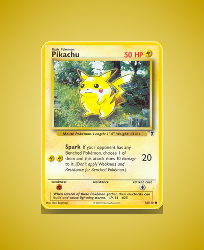 Collector’s Guide: Pikachu (Legendary Collection #86)