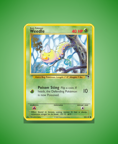 Collector’s Guide: Weedle (Legendary Collection #99)