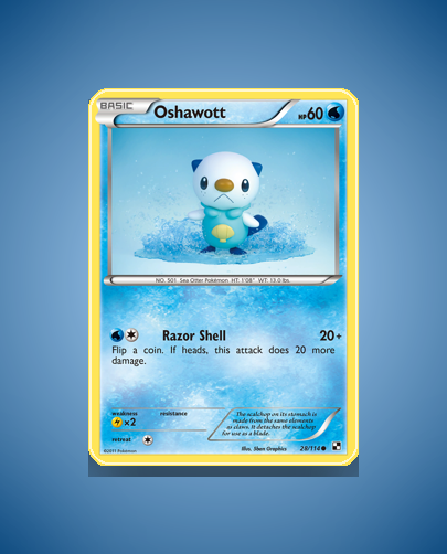 Collector’s Guide: Oshawott (Black White #28)