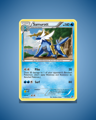 Collector’s Guide: Samurott (Black White #31)