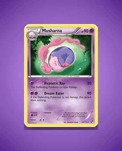 Collector’s Guide: Musharna (Black White #49)