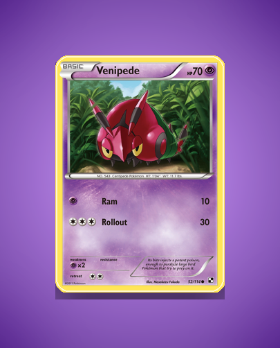 Collector’s Guide: Venipede (Black White #52)