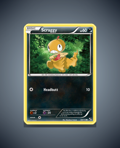 Collector’s Guide: Scraggy (Black White #68)