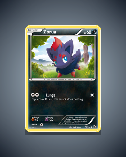 Collector’s Guide: Zorua (Black White #70)