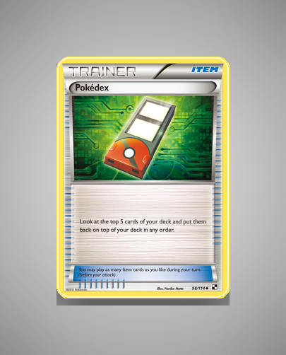 Collector’s Guide: Pokédex (Black White #98)