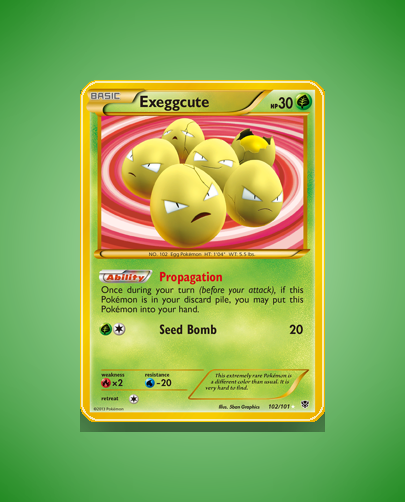 Collector’s Guide: Exeggcute (Plasma Blast #102)