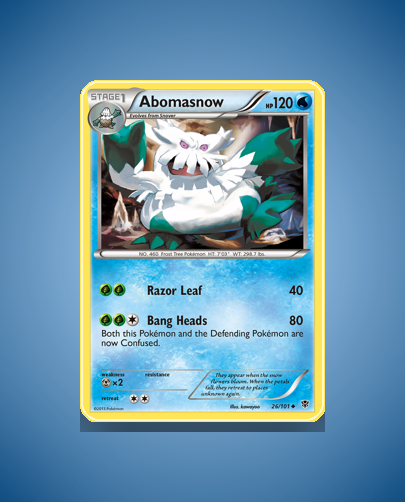 Collector’s Guide: Abomasnow (Plasma Blast #26)