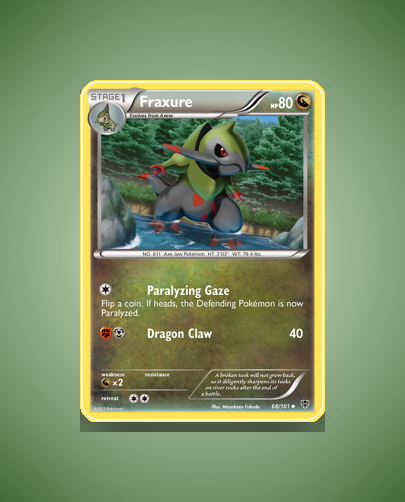 Collector’s Guide: Fraxure (Plasma Blast #68)