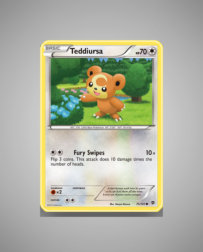 Collector’s Guide: Teddiursa (Plasma Blast #75)