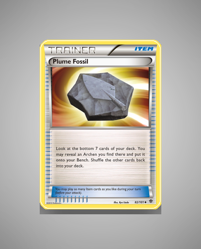 Collector’s Guide: Plume Fossil (Plasma Blast #82)