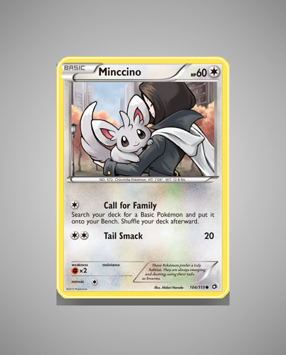 Collector’s Guide: Minccino (Legendary Treasures #104)